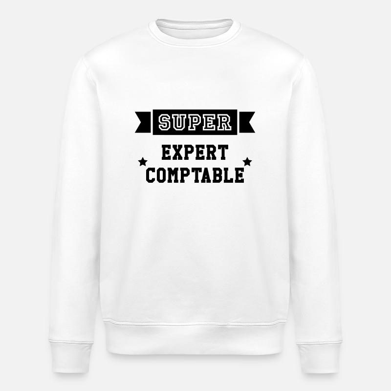 Expert Comptable / Comptabilité / Comptable / - Sweat bio ROLLER Stanley/Stella Unisexe - blanc