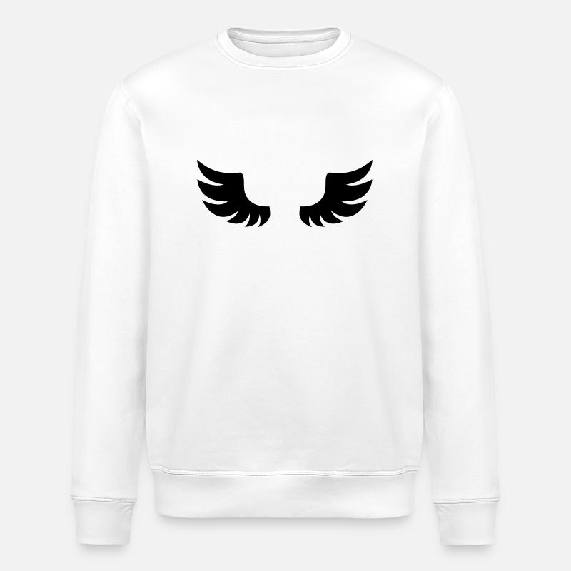 wings - Stanley/Stella ROLLER Unisex Organic Sweatshirt - white
