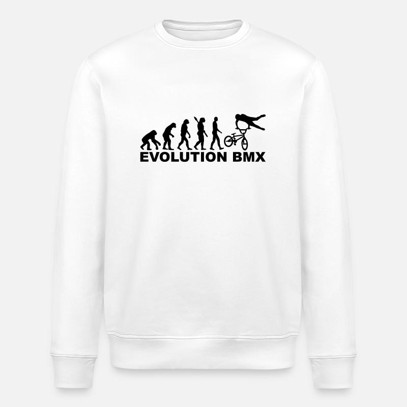 BMX - Stanley/Stella ROLLER Unisex Organic Sweatshirt - white