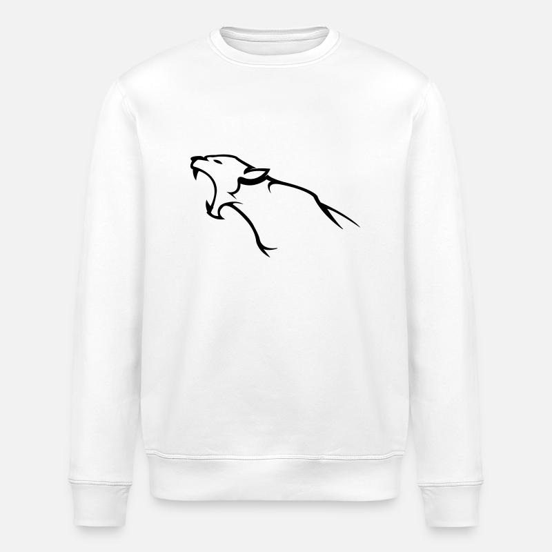 panther_1 - Sweat bio ROLLER Stanley/Stella Unisexe - blanc
