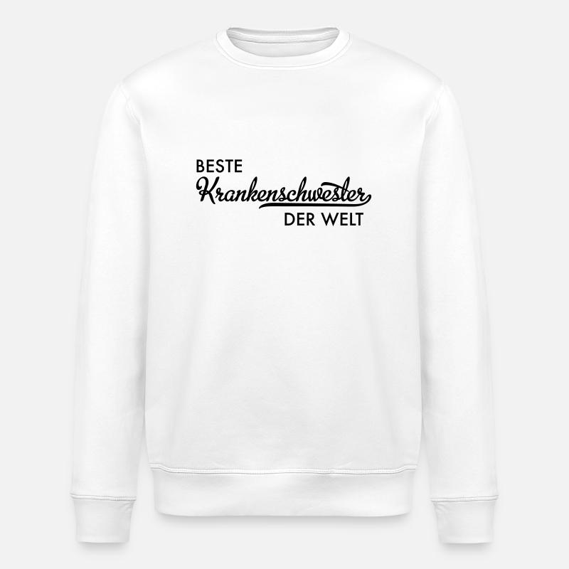 Krankenschwester - Stanley/Stella Unisex Bio-Sweatshirt ROLLER - Weiß