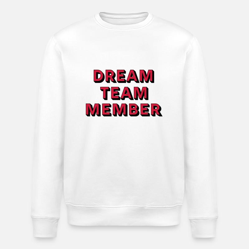 DREAM TEAM - Sweat bio ROLLER Stanley/Stella Unisexe - blanc