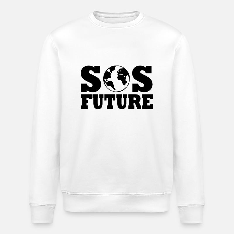 Sos future - Stanley/Stella Unisex Bio-Sweatshirt ROLLER - Weiß
