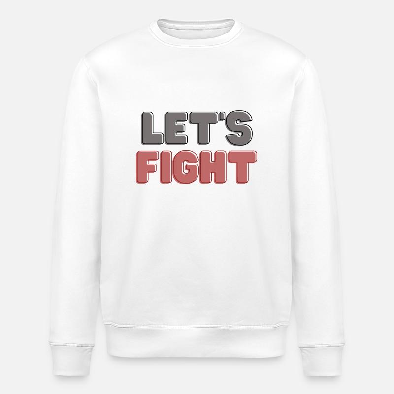 Battons-nous - Sweat bio ROLLER Stanley/Stella Unisexe - blanc