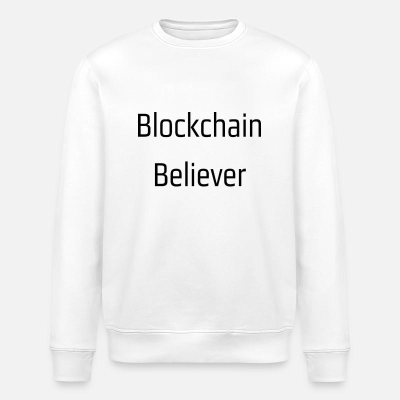 Blockchain-Gläubiger - Stanley/Stella Unisex Bio-Sweatshirt ROLLER - Weiß