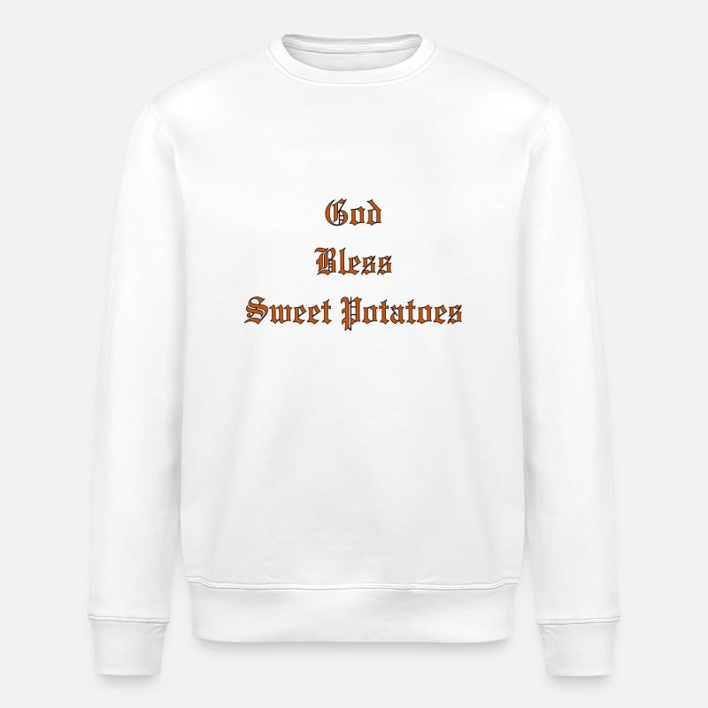 GodBlessPatates douces - Sweat bio ROLLER Stanley/Stella Unisexe - blanc