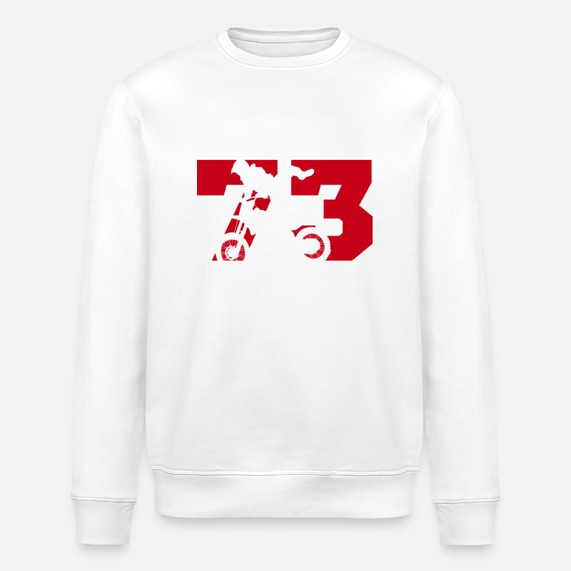 Moto 73 Biker - Stanley/Stella Unisex Bio-Sweatshirt ROLLER - Weiß