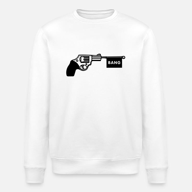 coup de pistolet - Sweat bio ROLLER Stanley/Stella Unisexe - blanc