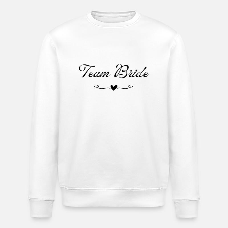 Team Zaumzeug Herz - Stanley/Stella Unisex Bio-Sweatshirt ROLLER - Weiß