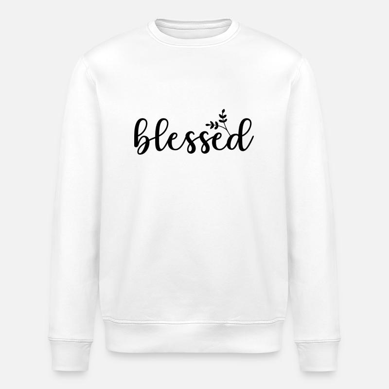 gesegnet - Stanley/Stella Unisex Bio-Sweatshirt ROLLER - Weiß