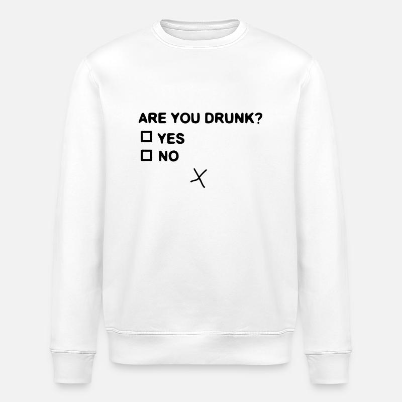 Es-tu ivre ? - Sweat bio ROLLER Stanley/Stella Unisexe - blanc
