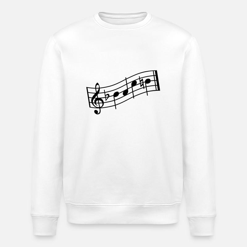 bach - Stanley/Stella Unisex Bio-Sweatshirt ROLLER - Weiß