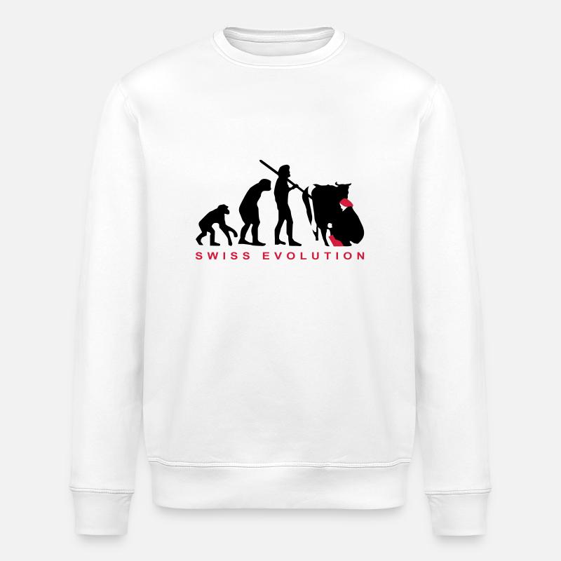 Evolution Bauer Schweiz - Stanley/Stella Unisex Bio-Sweatshirt ROLLER - Weiß