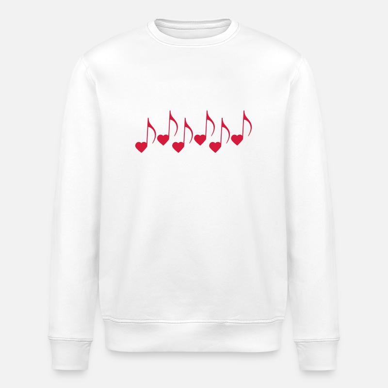 noten - Stanley/Stella Unisex Bio-Sweatshirt ROLLER - Weiß