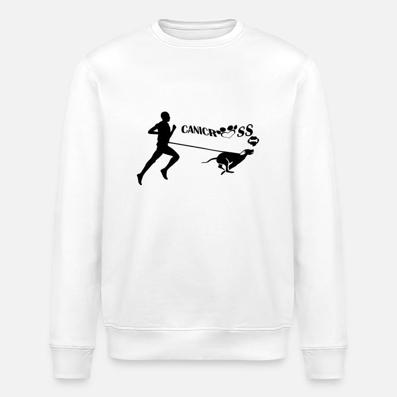 CANICROSS - Sweat bio ROLLER Stanley/Stella Unisexe - blanc