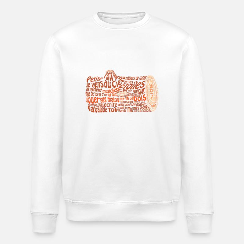 buche - Sweat bio ROLLER Stanley/Stella Unisexe - blanc