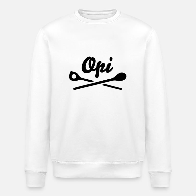 Opi - Stanley/Stella ROLLER Unisex Organic Sweatshirt - white
