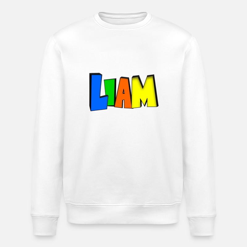 Liam - Stanley/Stella ROLLER Unisex Organic Sweatshirt - white