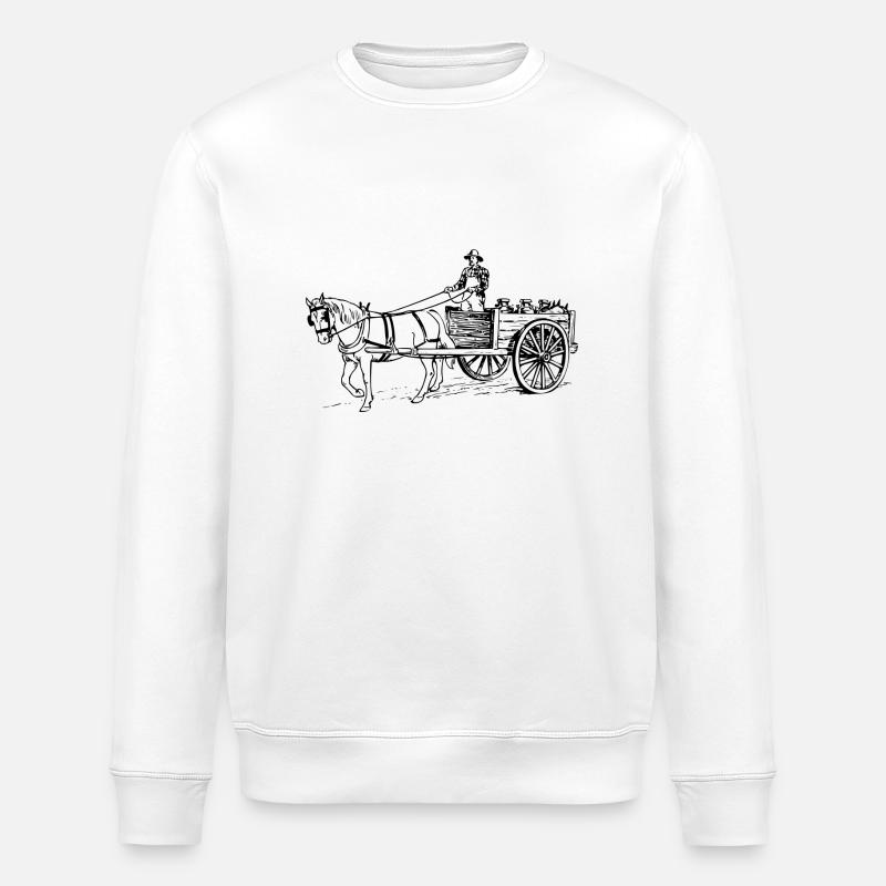horse72 - Stanley/Stella Unisex Bio-Sweatshirt ROLLER - Weiß