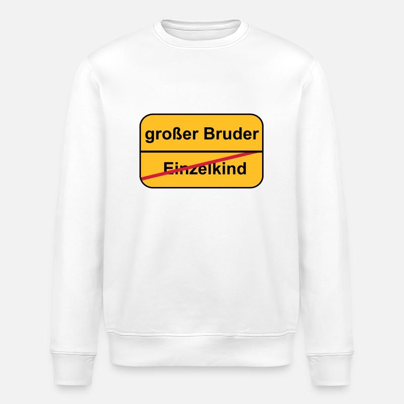 großer Bruder - Stanley/Stella Unisex Bio-Sweatshirt ROLLER - Weiß