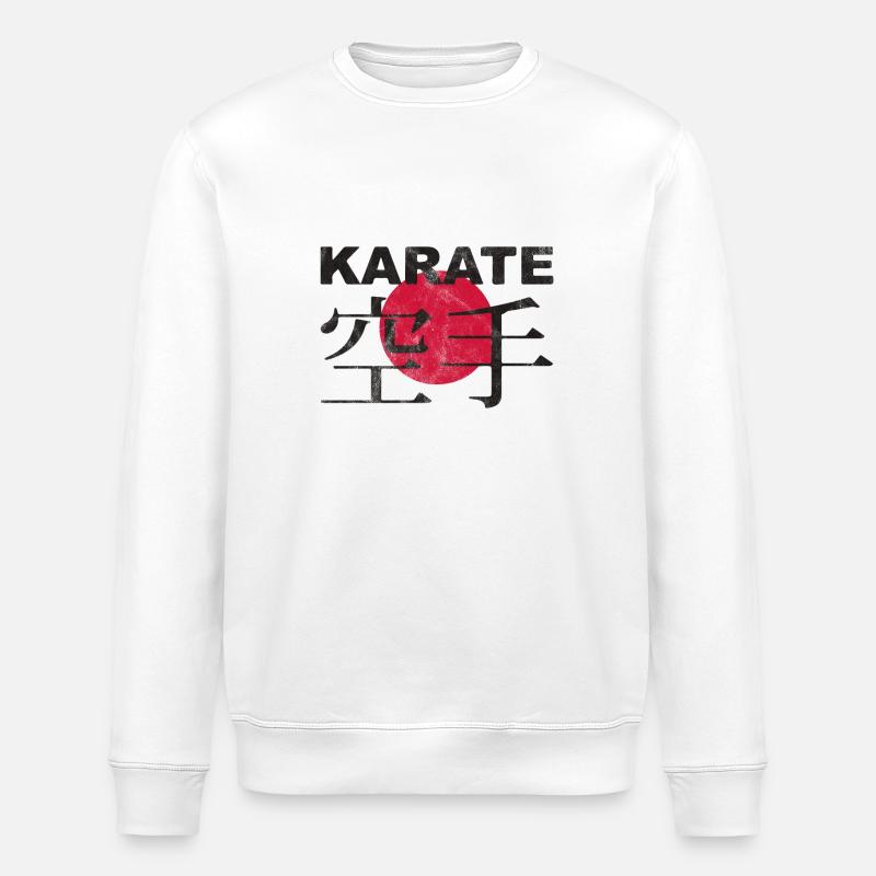 karaté - Sweat bio ROLLER Stanley/Stella Unisexe - blanc