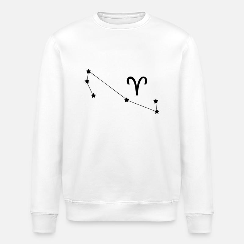Constellation du Zodiaque - Sweat bio ROLLER Stanley/Stella Unisexe - blanc