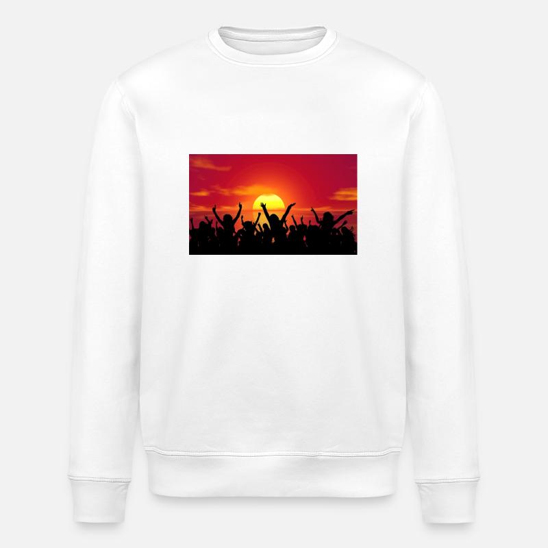 Feier - Stanley/Stella Unisex Bio-Sweatshirt ROLLER - Weiß