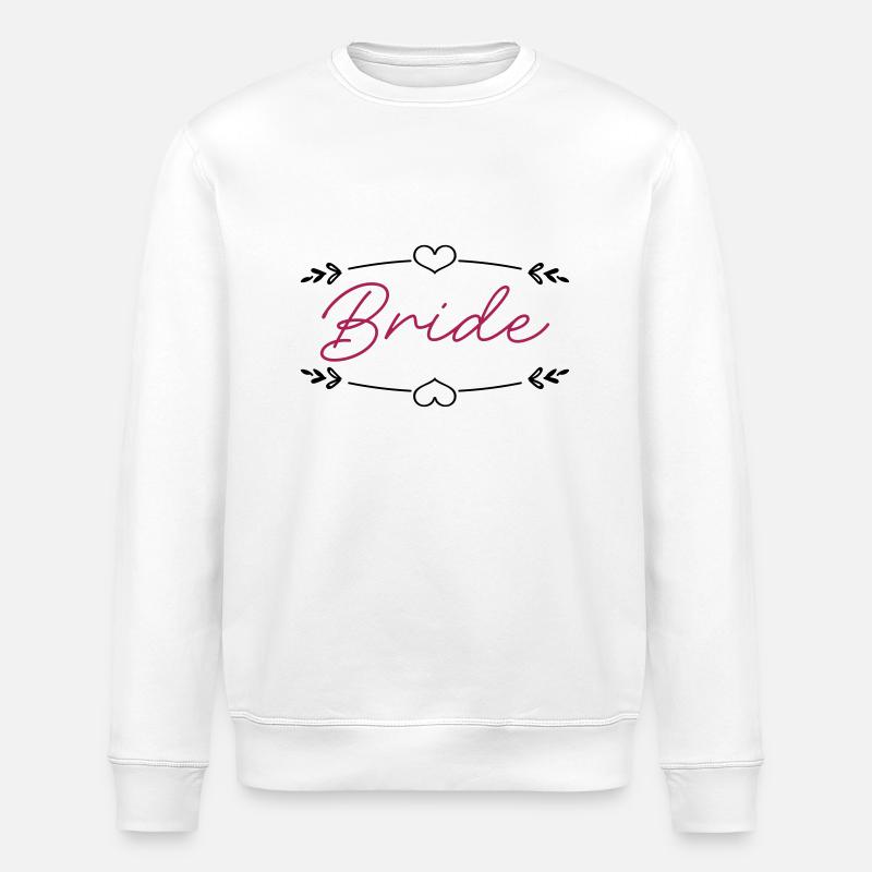 Bride - Stanley/Stella ROLLER Unisex Organic Sweatshirt - white