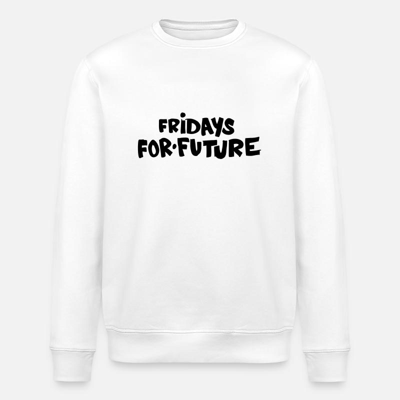 Fridays for Future - Stanley/Stella Unisex Bio-Sweatshirt ROLLER - Weiß