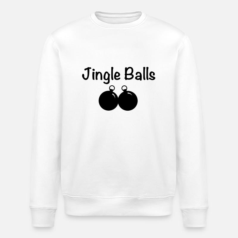 jingleballs - Stanley/Stella ROLLER Unisex Organic Sweatshirt - white