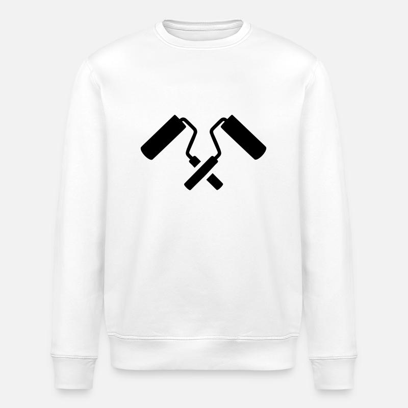 Painter - Stanley/Stella ROLLER Unisex Organic Sweatshirt - white