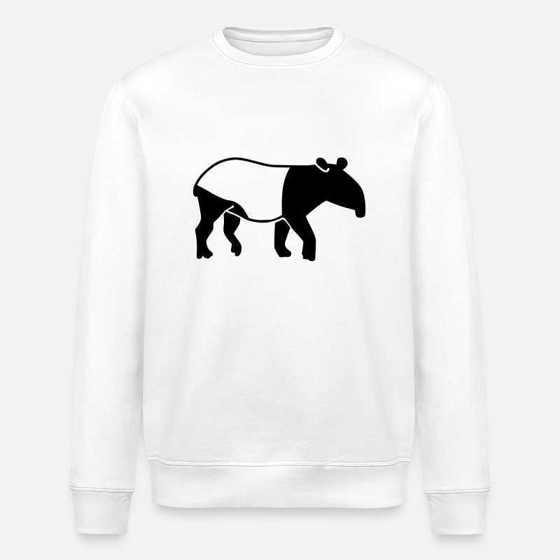 Tapir - Sweat bio ROLLER Stanley/Stella Unisexe - blanc