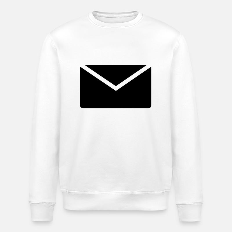 Lettre - Sweat bio ROLLER Stanley/Stella Unisexe - blanc