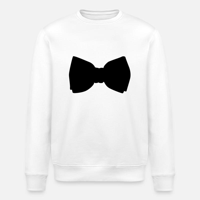 bowtie - Stanley/Stella ROLLER Unisex Organic Sweatshirt - white