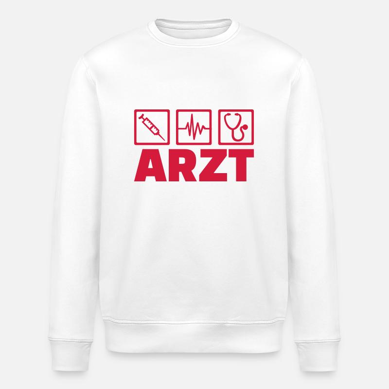 Arzt - Stanley/Stella Unisex Bio-Sweatshirt ROLLER - Weiß
