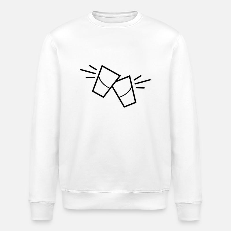 vodka kurze - Stanley/Stella Unisex Bio-Sweatshirt ROLLER - Weiß