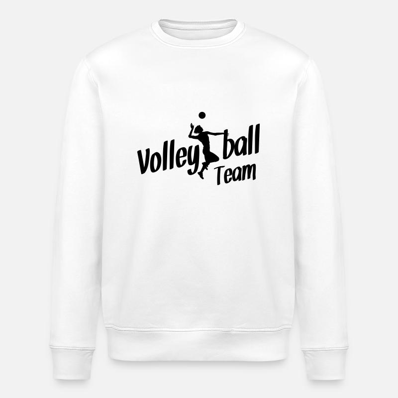 volleyball team - Stanley/Stella Unisex Bio-Sweatshirt ROLLER - Weiß