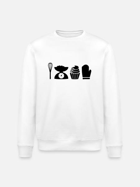 iconbaking - Sweat bio ROLLER Stanley/Stella Unisexe - blanc