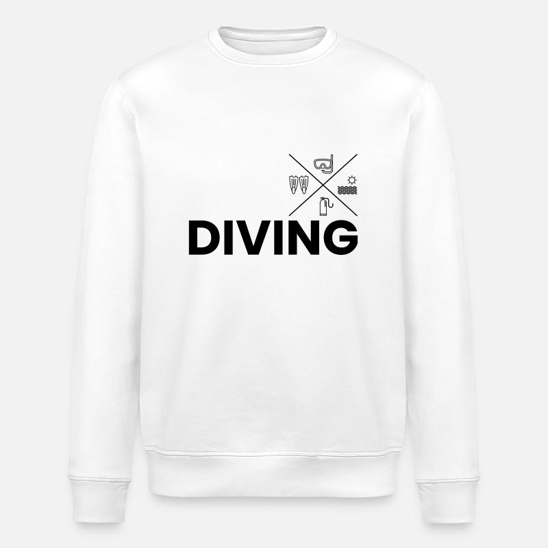 Tauchen - Stanley/Stella Unisex Bio-Sweatshirt ROLLER - Weiß