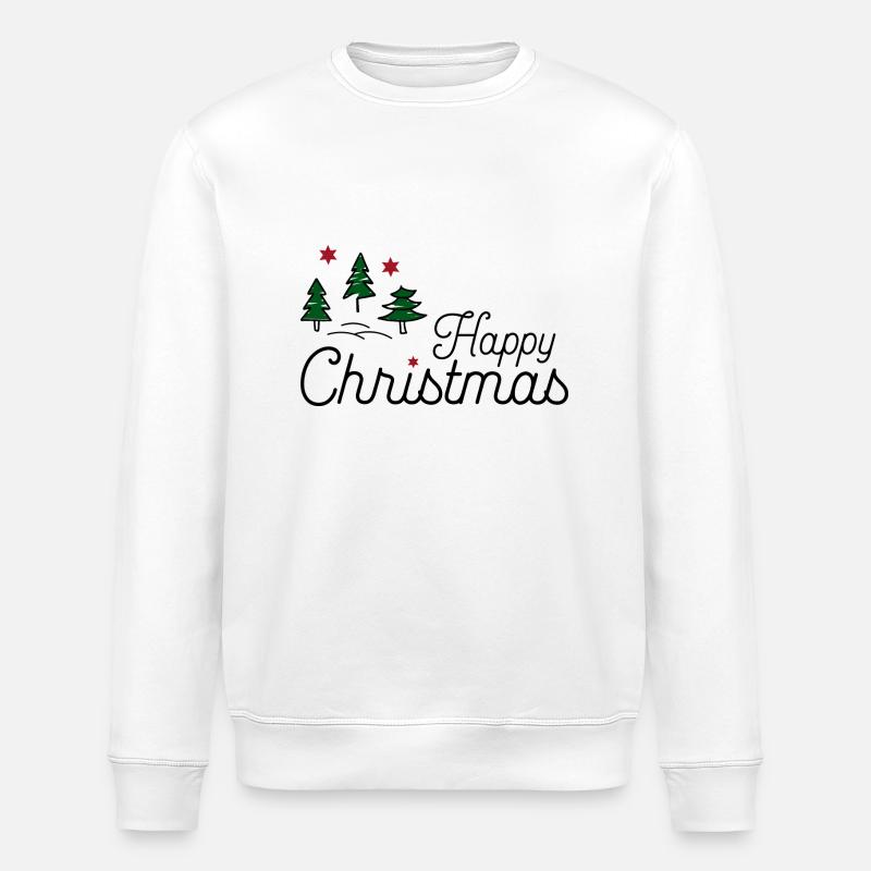 Weihnachten - Stanley/Stella Unisex Bio-Sweatshirt ROLLER - Weiß
