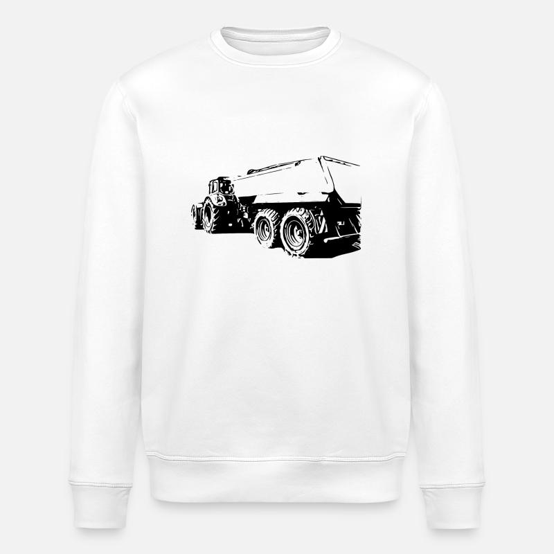 Traktor - Stanley/Stella Unisex Bio-Sweatshirt ROLLER - Weiß