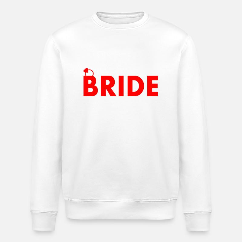 Bride - Stanley/Stella ROLLER Unisex Organic Sweatshirt - white