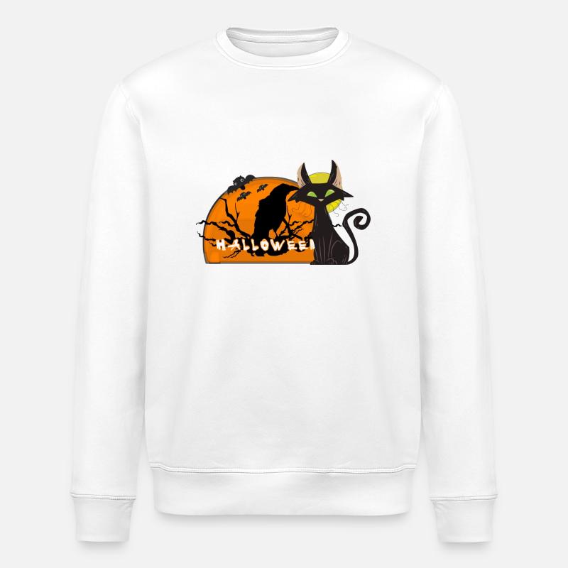 Faune d’Halloween - Sweat bio ROLLER Stanley/Stella Unisexe - blanc
