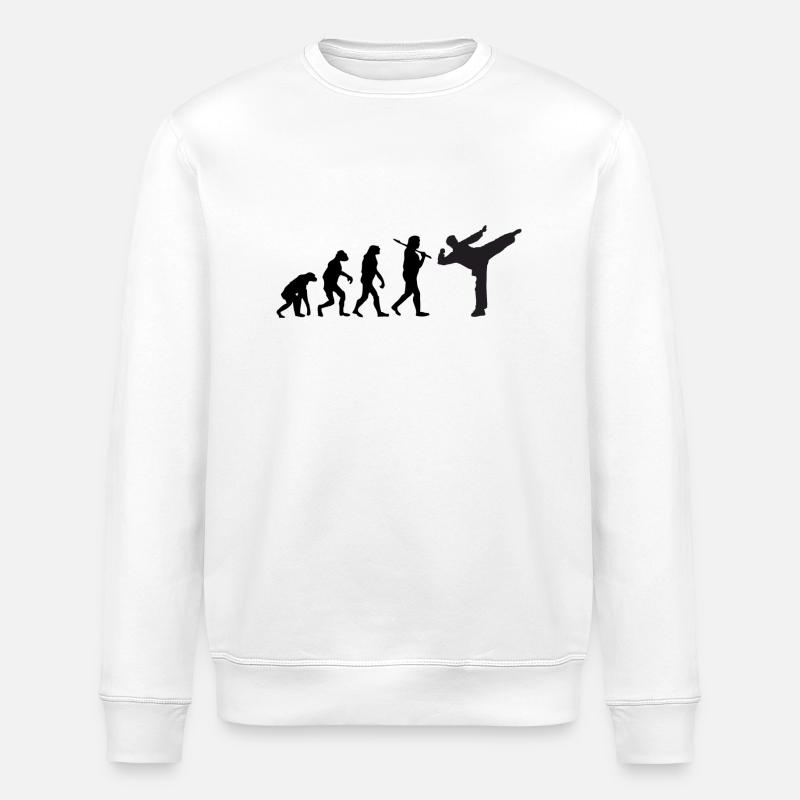 Karate - Stanley/Stella Unisex Bio-Sweatshirt ROLLER - Weiß