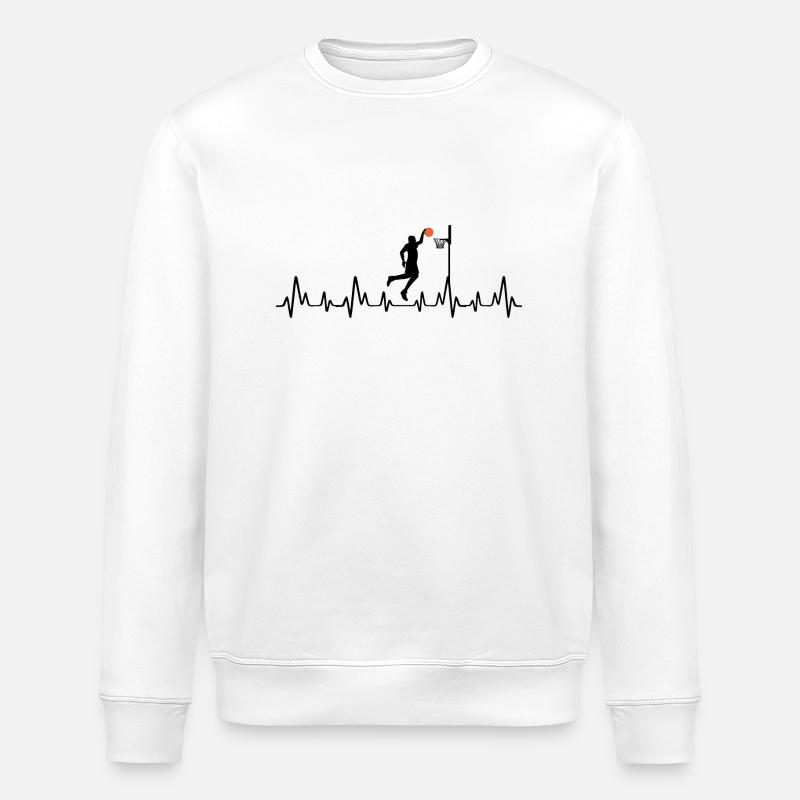 Basket-ball - Sweat bio ROLLER Stanley/Stella Unisexe - blanc