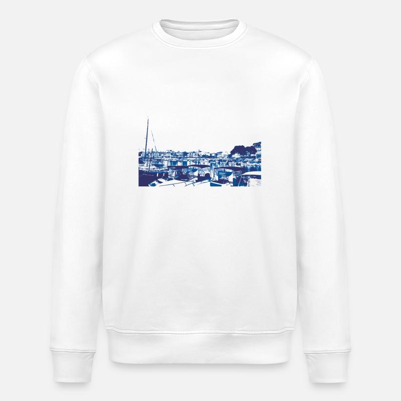 sol.point_wata.cala_ratjada.puerto_2008 - Stanley/Stella Unisex Bio-Sweatshirt ROLLER - Weiß