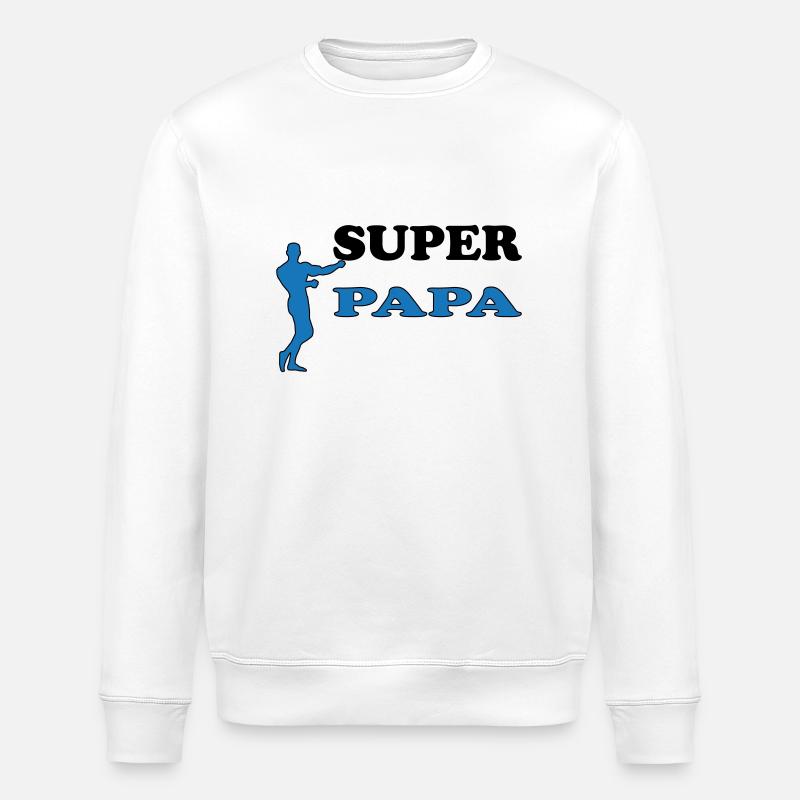 DAD - Stanley/Stella ROLLER Unisex Organic Sweatshirt - white