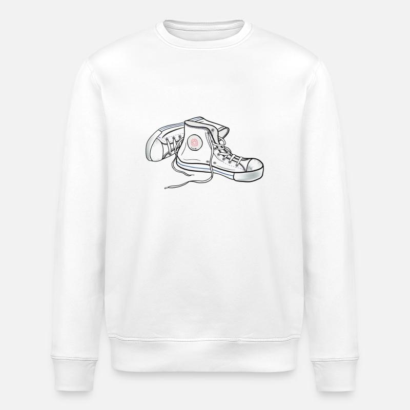 Mandrins blancs - Sweat bio ROLLER Stanley/Stella Unisexe - blanc