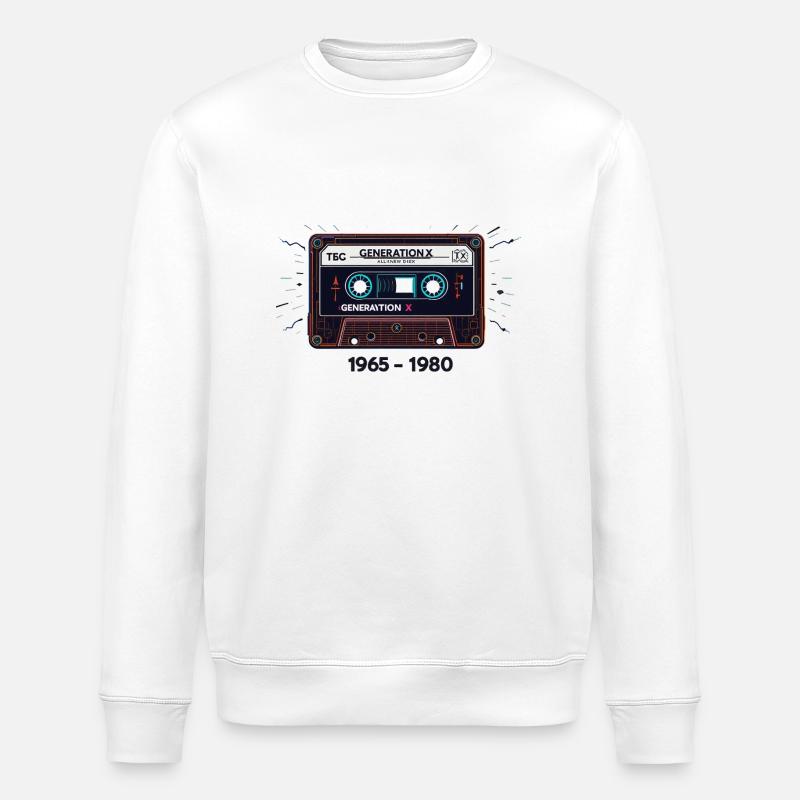 generation x - Stanley/Stella Unisex Bio-Sweatshirt ROLLER - Weiß