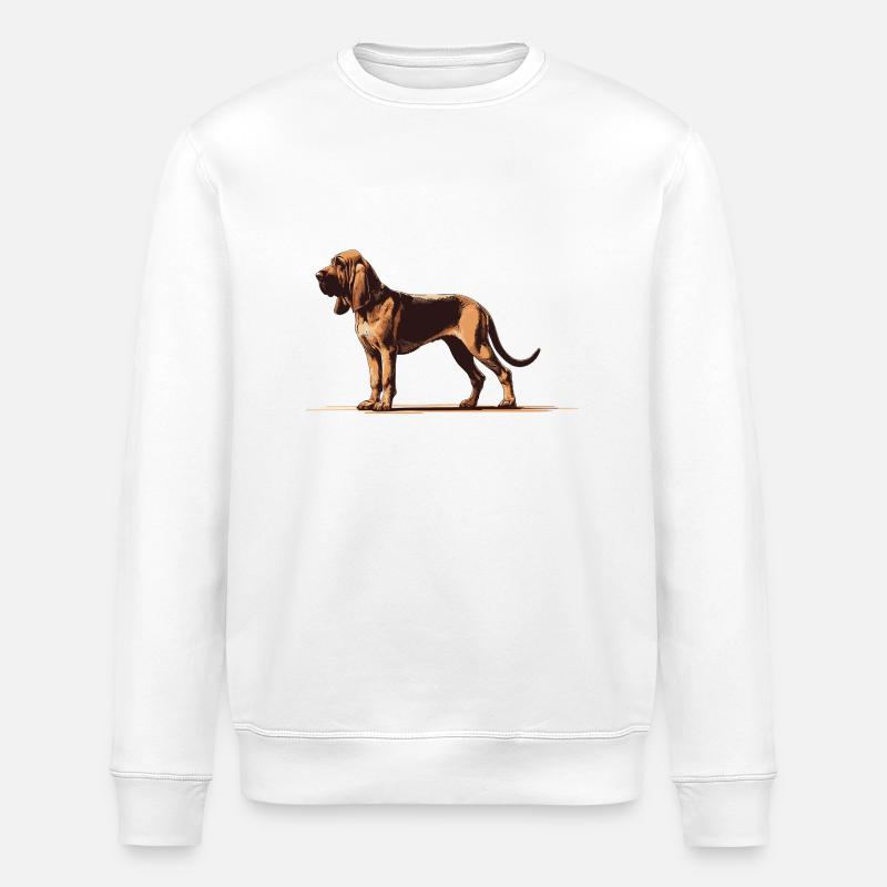 Bluthund - Stanley/Stella Unisex Bio-Sweatshirt ROLLER - Weiß
